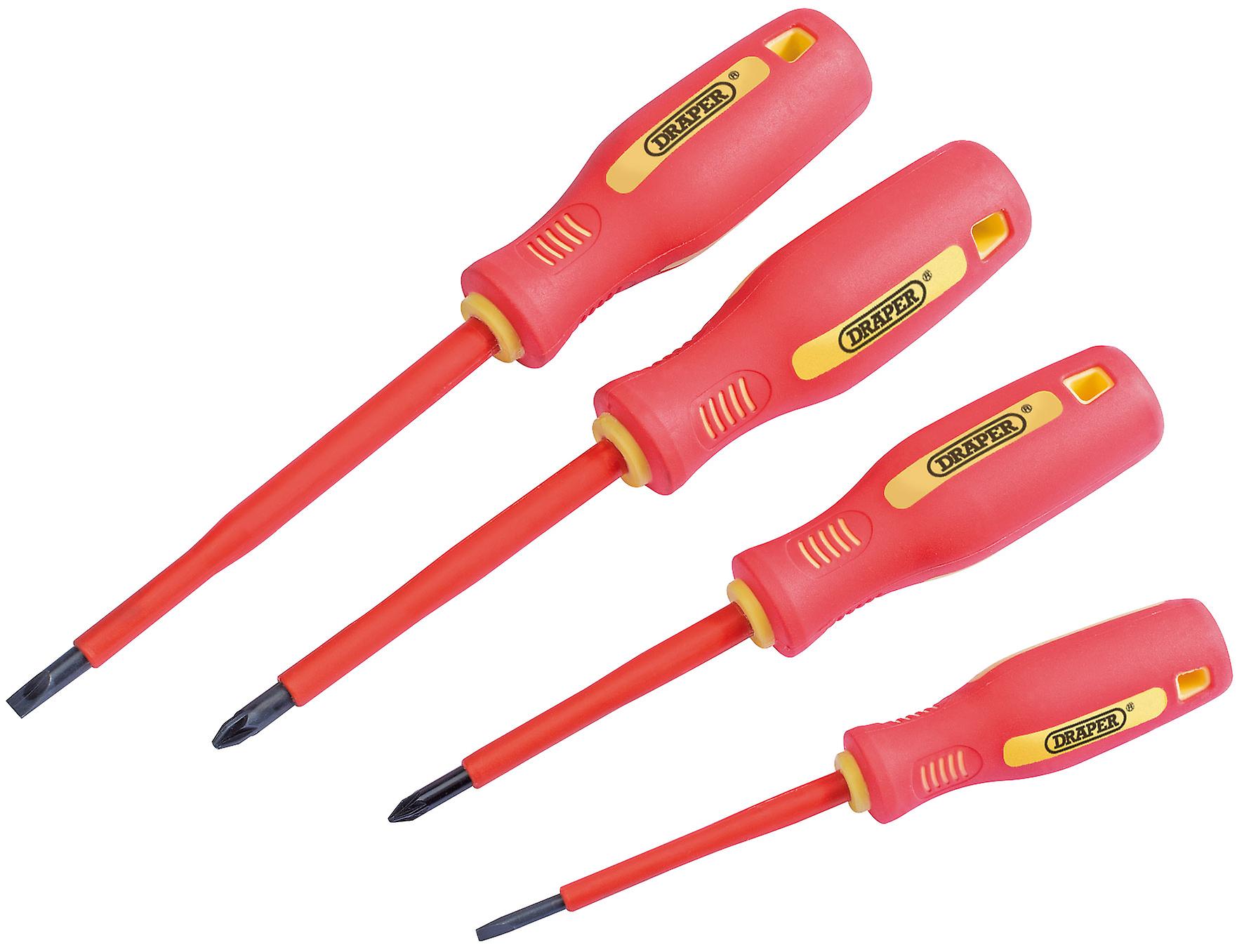 Draper 46539 4 Piece Fully Insulated Screwdriver Set