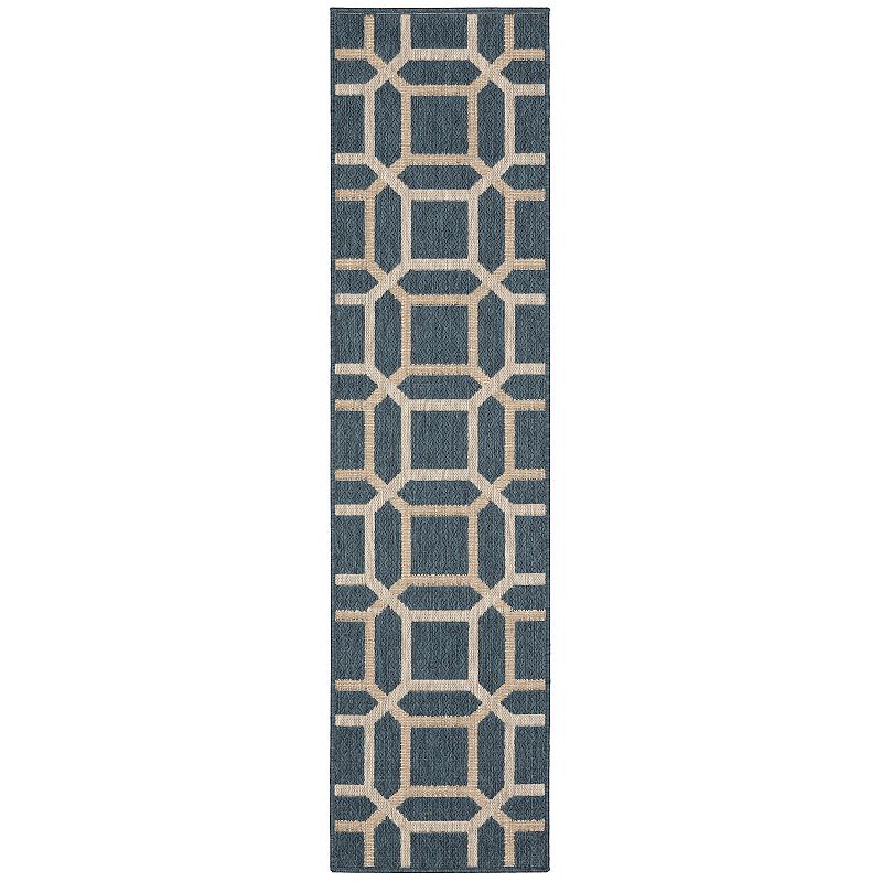 StyleHaven Lafayette Geometric Tiles Indoor Outdoor Rug