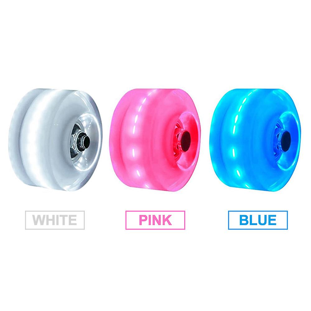 8pcs Skateboard Wheels Led Light Up Replacement Wheels Longboard Wheel Set 78a Pu Cushion Wheel For Long Board Double Row Skating And Skateboard Acces