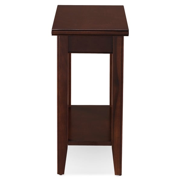 Leick Home Laurent Narrow End Table with Shelf