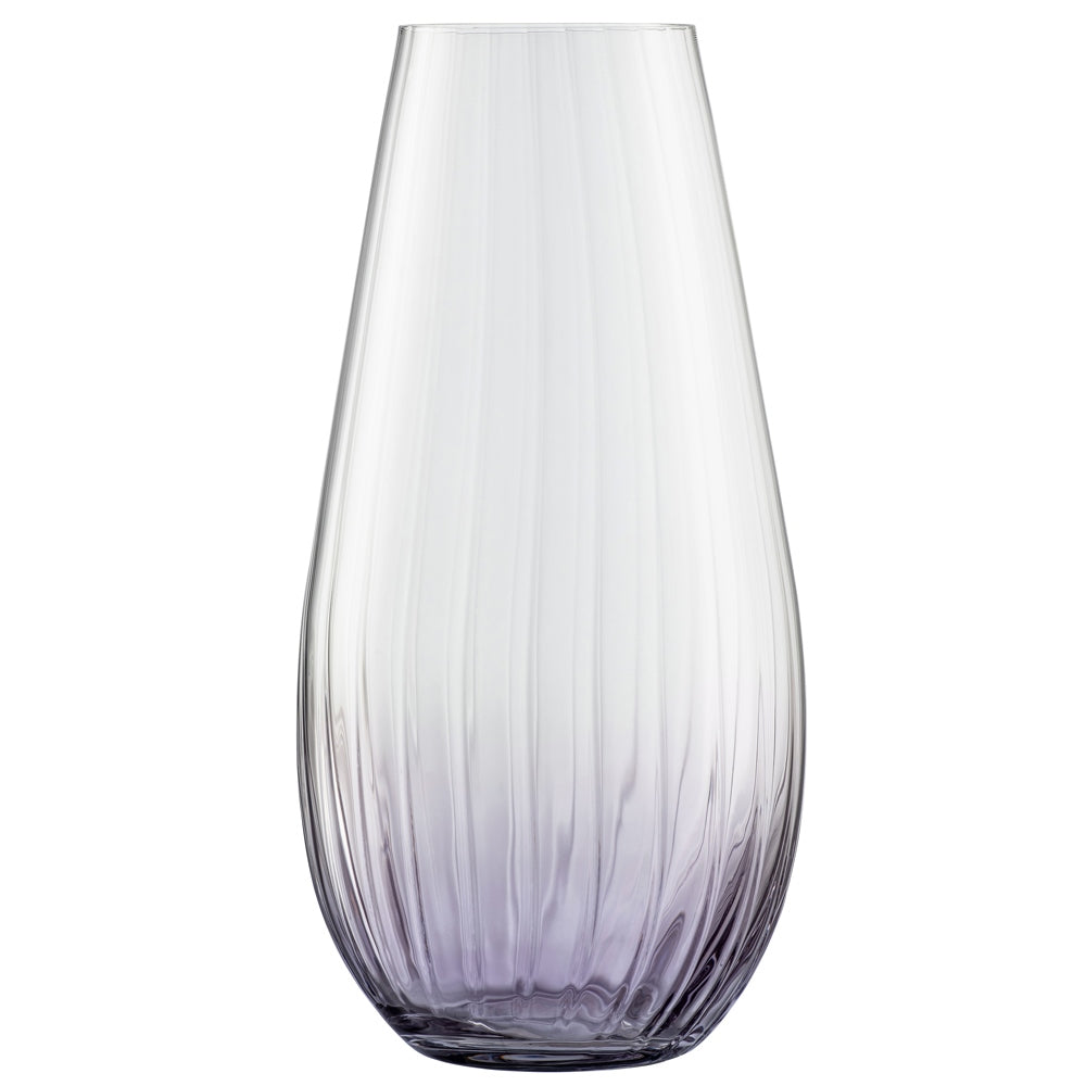 Galway Crystal Erne 12 Vase Amethyst