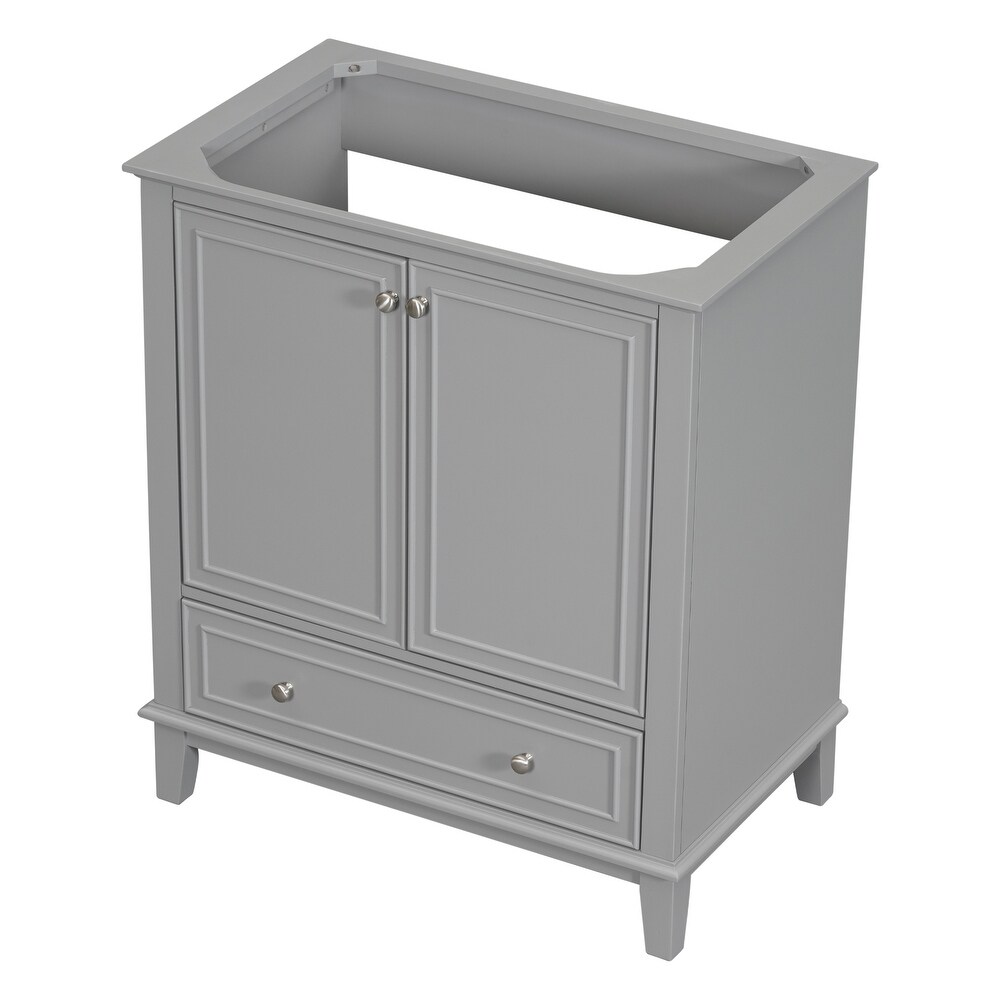 Bathroom Cabinet with Doors and Drawer