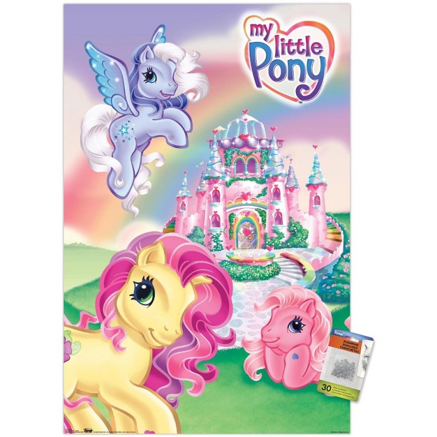 Trends International Hasbro My Little Pony Castle Unframed Wall Poster Prints