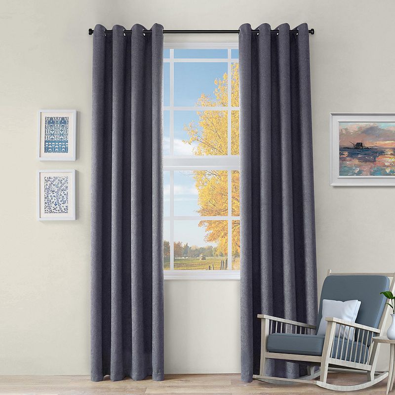 SUPERIOR Senna Insulated Thermal Blackout Set of 2 Window Curtain Panels