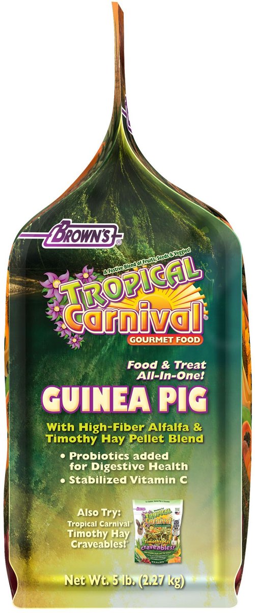 Brown's Tropical Carnival Gourmet Guinea Pig Food