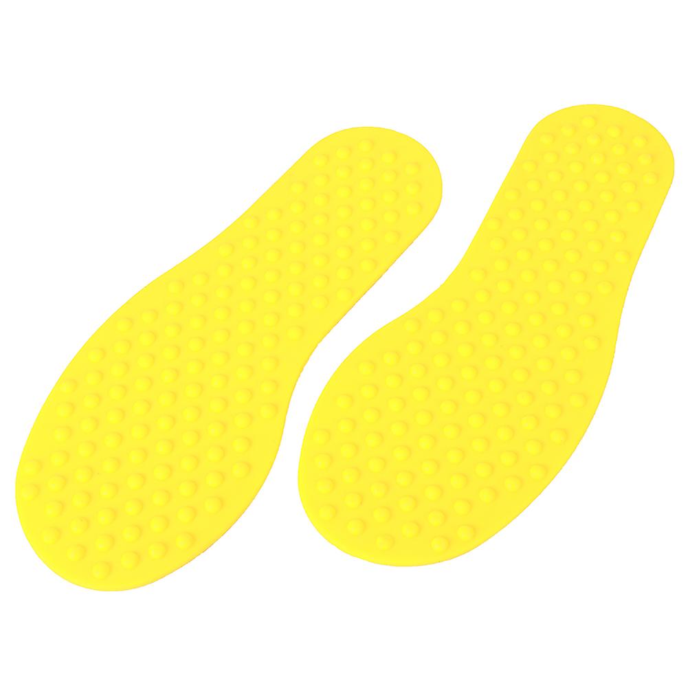 Pair Yellow Foot Plate Hand Feet Cooperation Game Props Kid Toys Outdoor Sports Training Equipment