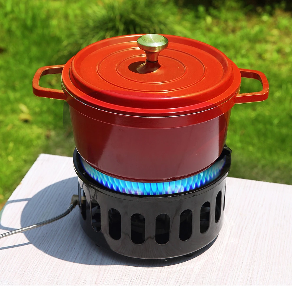 Outdoor Seven Star Stove Windproof Strong Fire Stove Head folding cooking