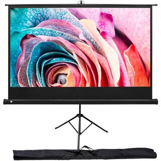 Kodak 100 in. Projector Screen Portable Projector Screen and Stand with Carry Bag RODPJSTS100.16