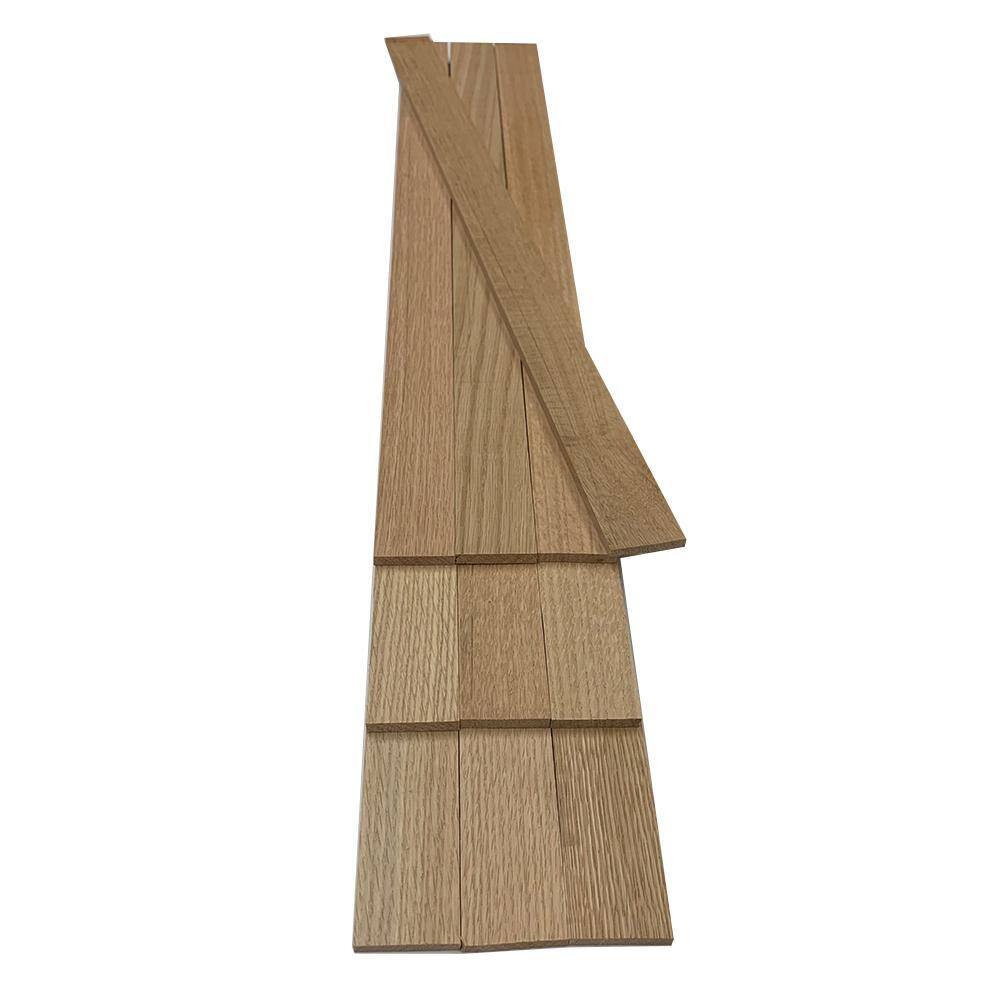 Swaner Hardwood 14 in. x 2 in. x 4 ft. Red Oak S4S Hobby Board (10-Pack) OL224785