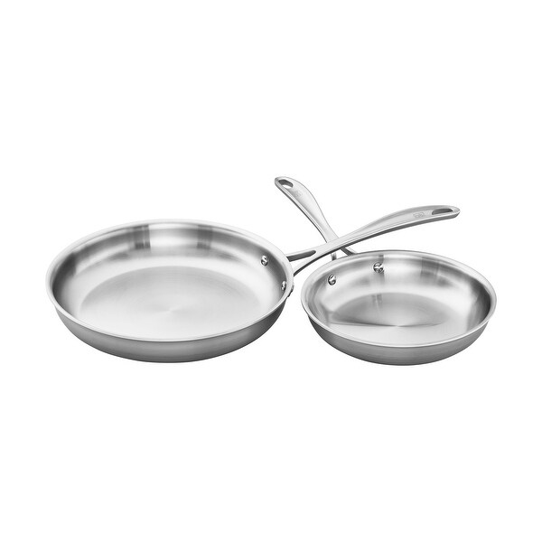 ZWILLING Spirit 3-ply 2-pc Stainless Steel Fry Pan Set