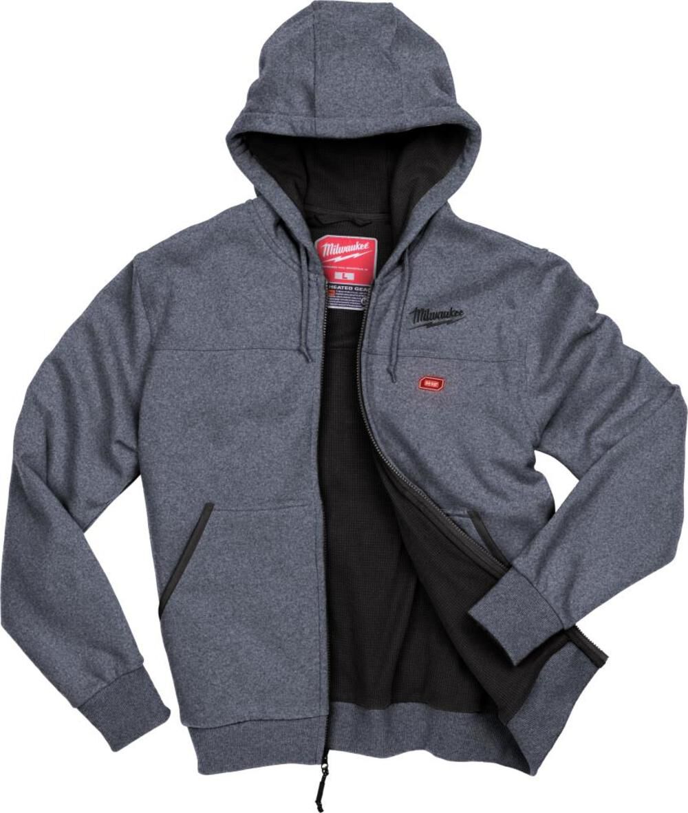 MW M12 Heated Hoodie Kit L (Gray) 302G-21L from MW