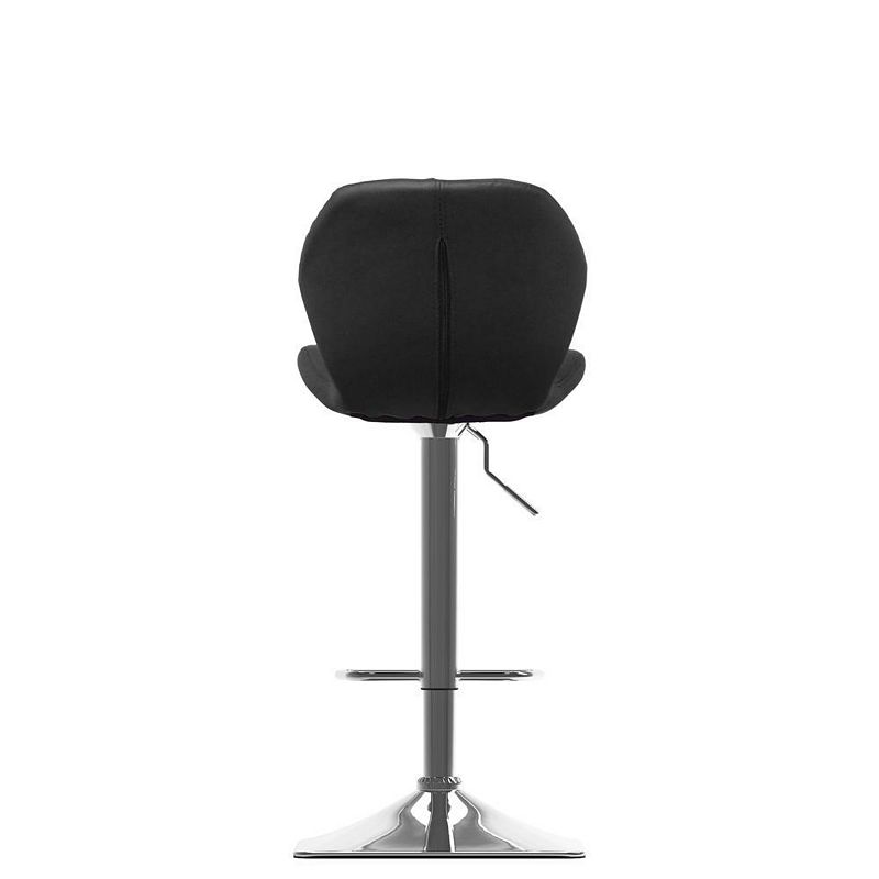 CorLiving Adjustable Barstool Bonded Leather (Set of 2)