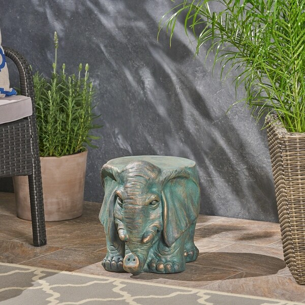 Garden Stool，Shape of Elephant OWL，Outdoor，Backyard