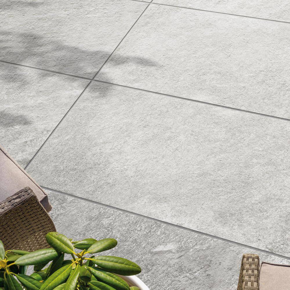 Corso Italia Alpe Silver 24 in. x 48 in. x 0.75 in. Porcelain Paver 610010004650