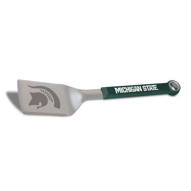 Ncaa Michigan State Spartans Stainless Steel Bbq Spatula With Bottle Opener