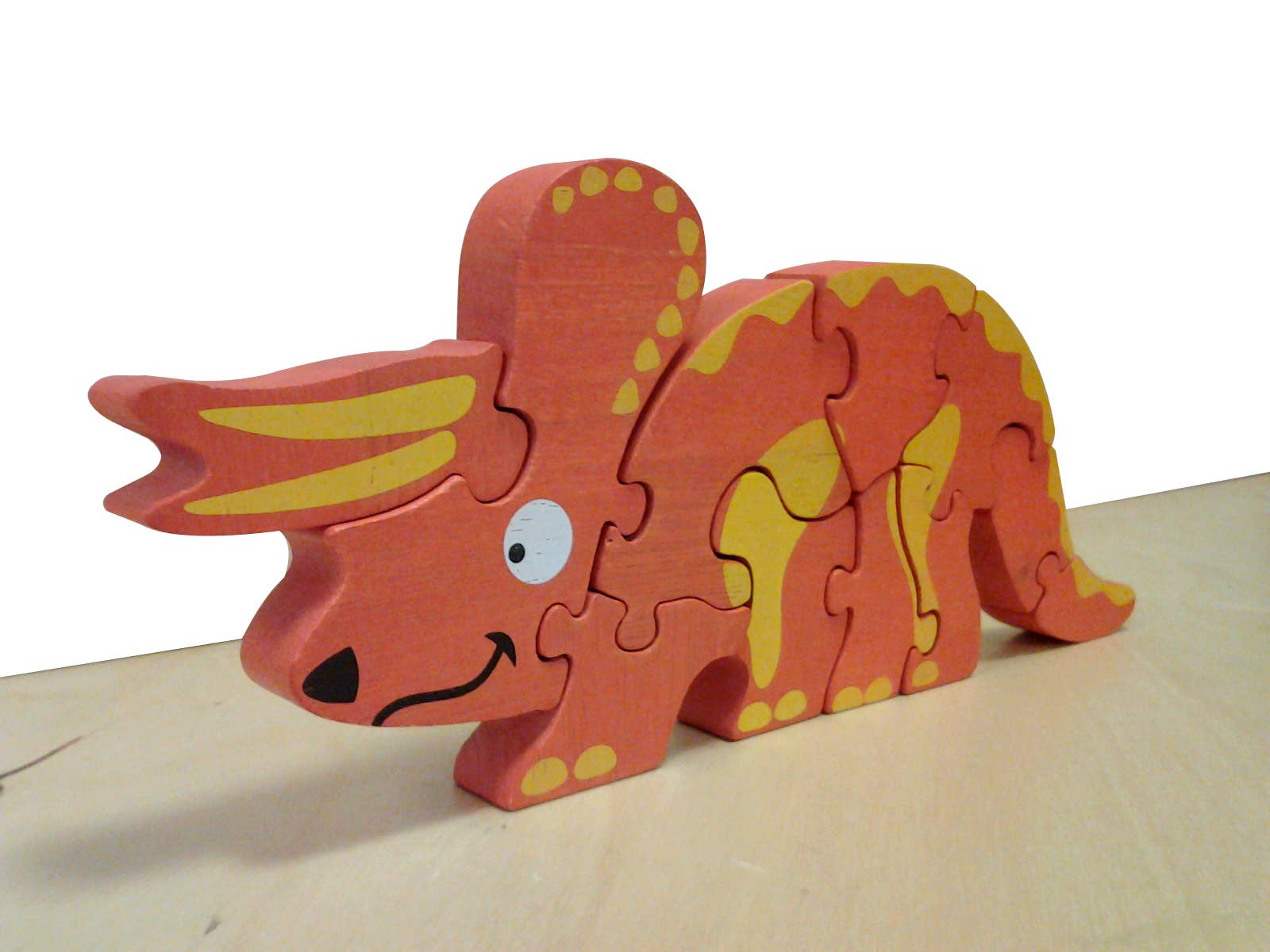 Double Sided Dino Skeleton Puzzle - Triceratops by BeginAgain