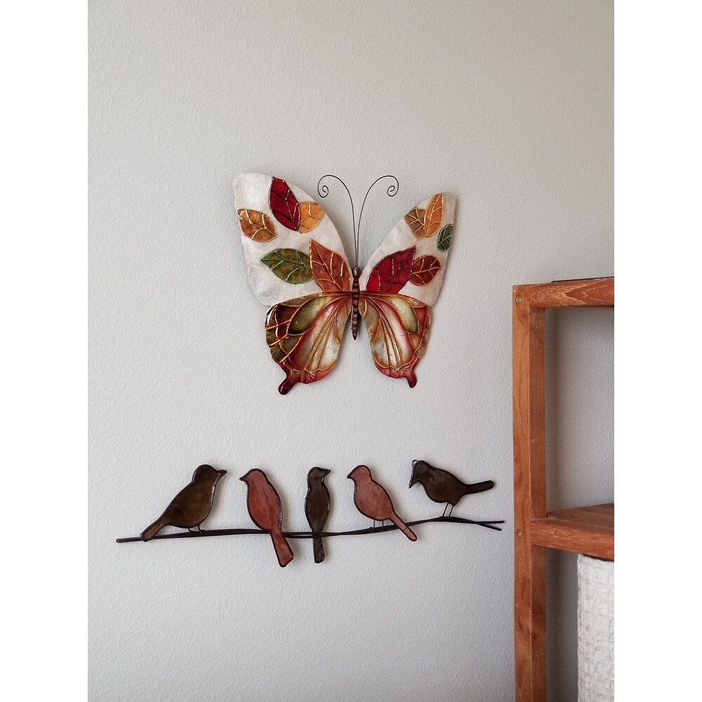 Butterfly Wall Decor Leaves (m2061)   1 x 18 x 13