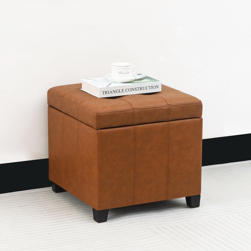 Adeco Storage Ottoman 18\