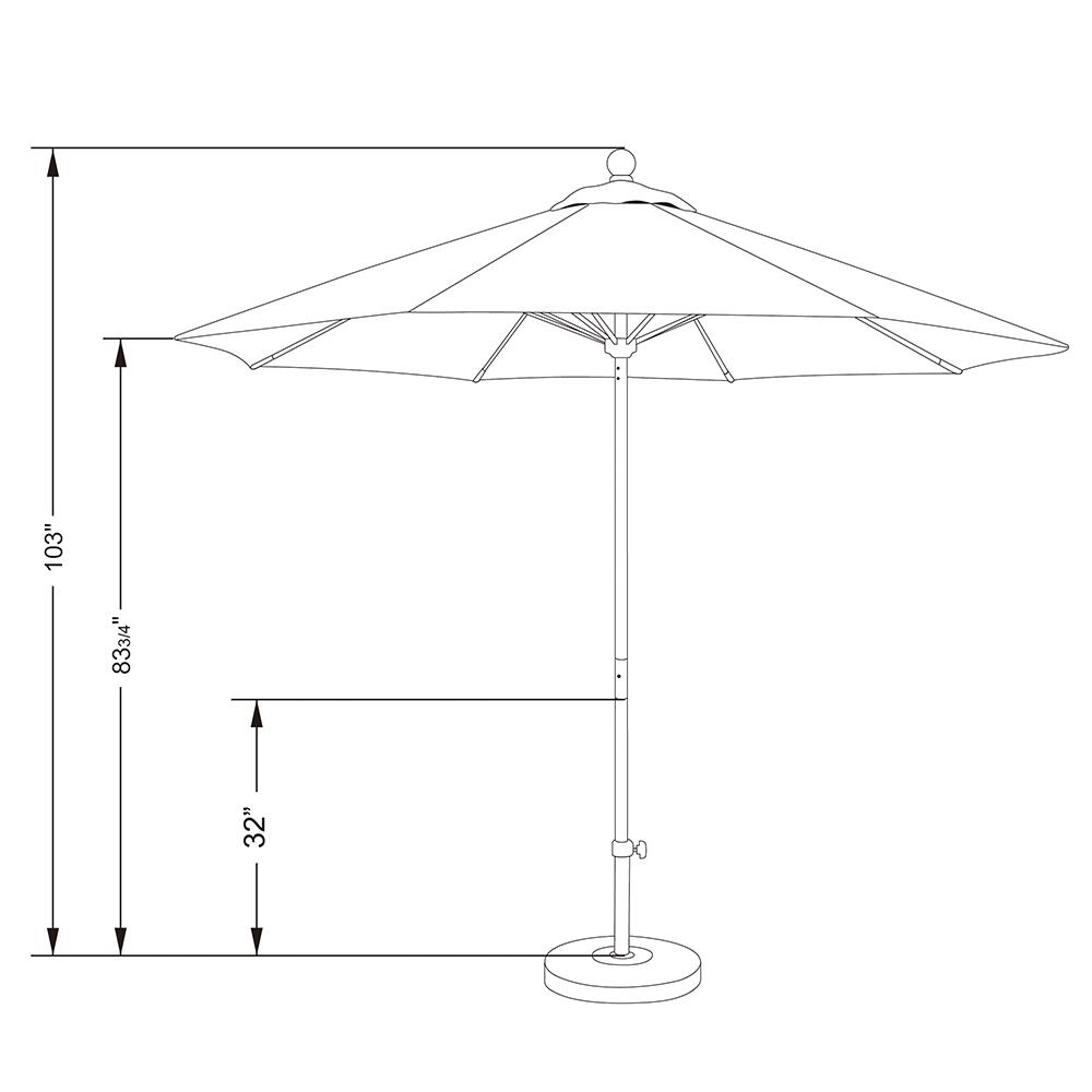 California Umbrella ALTO9083025402