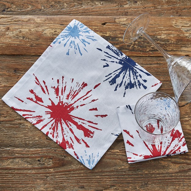 Split P Fireworks Cocktail Napkin Set