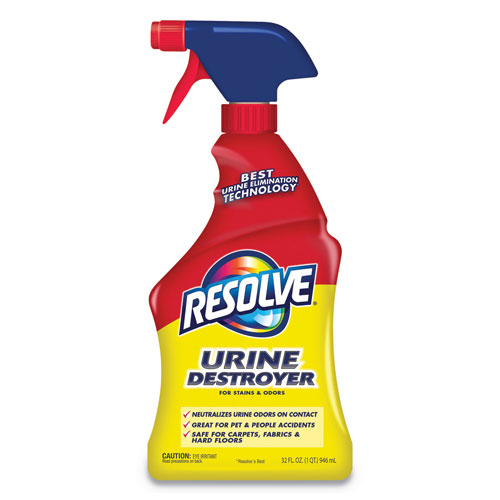 Reckitt Benckiser Resolve Urine Destroyer | 32 oz Spray Bottle， Citrus， 6