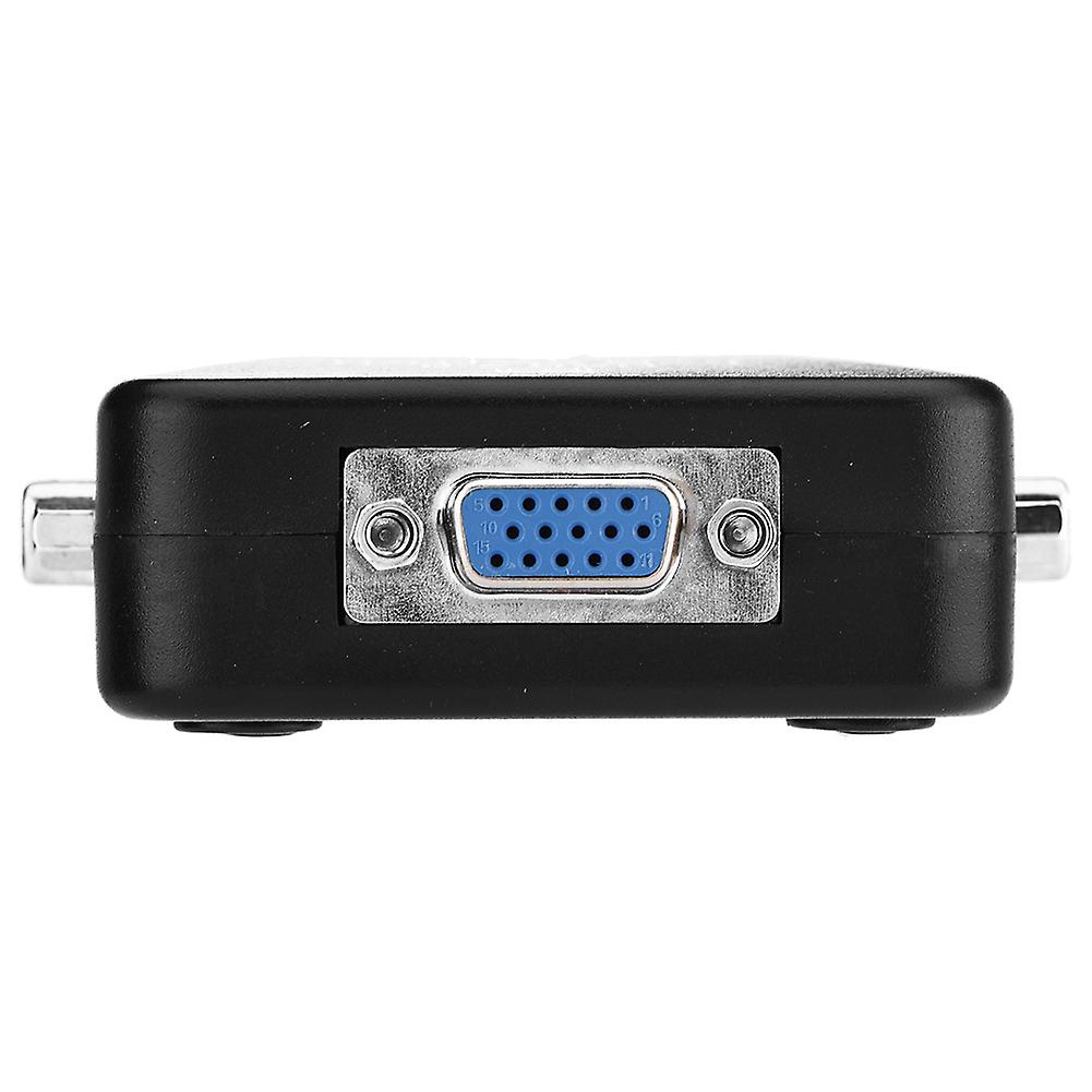 Usb 2.0 Kvm Switcher 2 / 4 Port Vga Manual Switch Box Video Sharing Adapter (4 Ports)