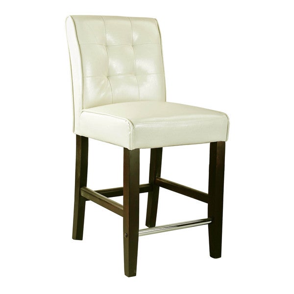 CorLiving Antonio Bonded Leather Counter Height Barstool