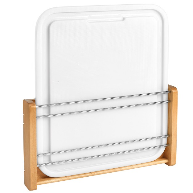 Rev a shelf Kitchen Cabinet Wood Door Mount Rack With Polymer Cutting Board For Standard Cabinets Or Larger Opening