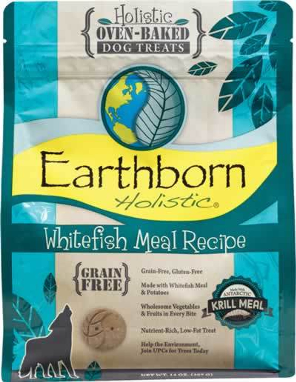 Earthborn Holistic Whitefish Grain Free Oven Baked Dog Biscuits