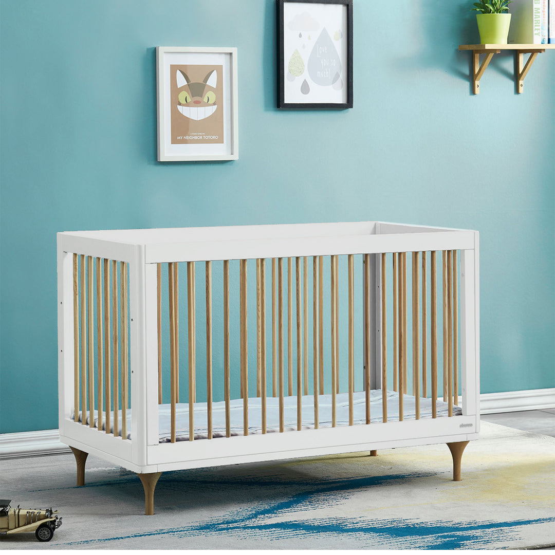 Baby Crib Et-Y003-Wh+Nat