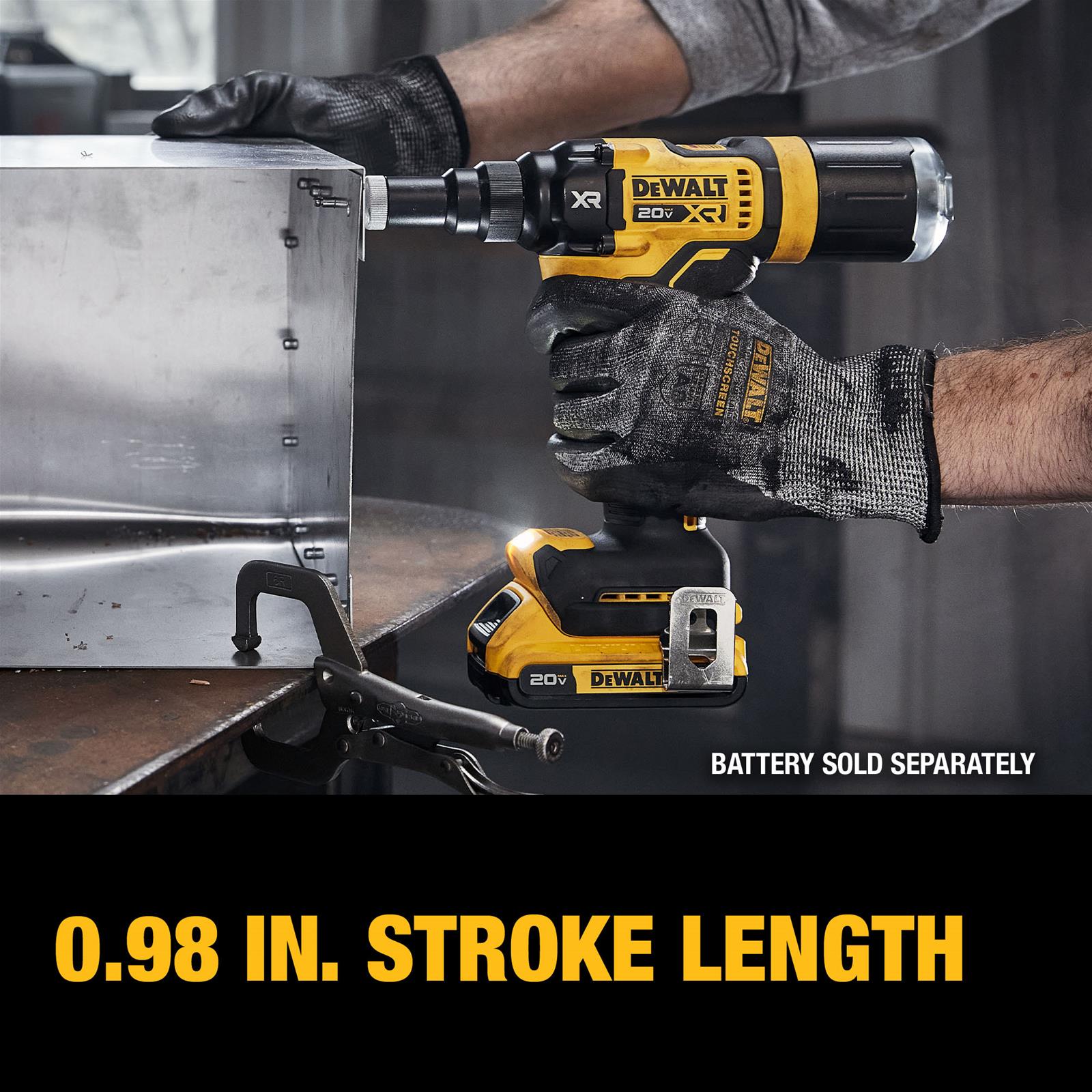 Dewalt DCF403B Dewalt 20 V MAX XR Brushless Cordless 3/16 in. Rivet Tools