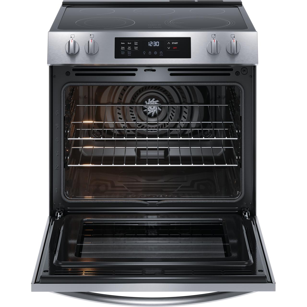 Frigidaire 30-inch Freestanding Electric Range with EvenTemp? FCFE308CAS