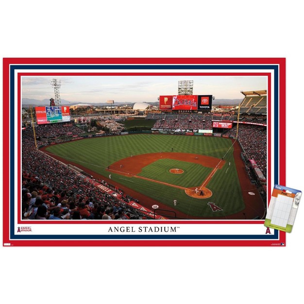 Trends International Mlb Los Angeles Angels Angel Stadium 22 Unframed Wall Poster Prints