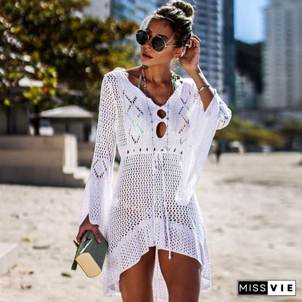 New Women's Fashion Summer Swimsuit Bikini Beach Swimwear Cover up Sunscreen Coat