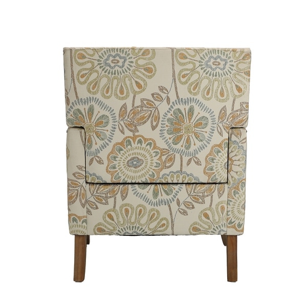 Fabric Accent Chairs for Living Room with Nailheads