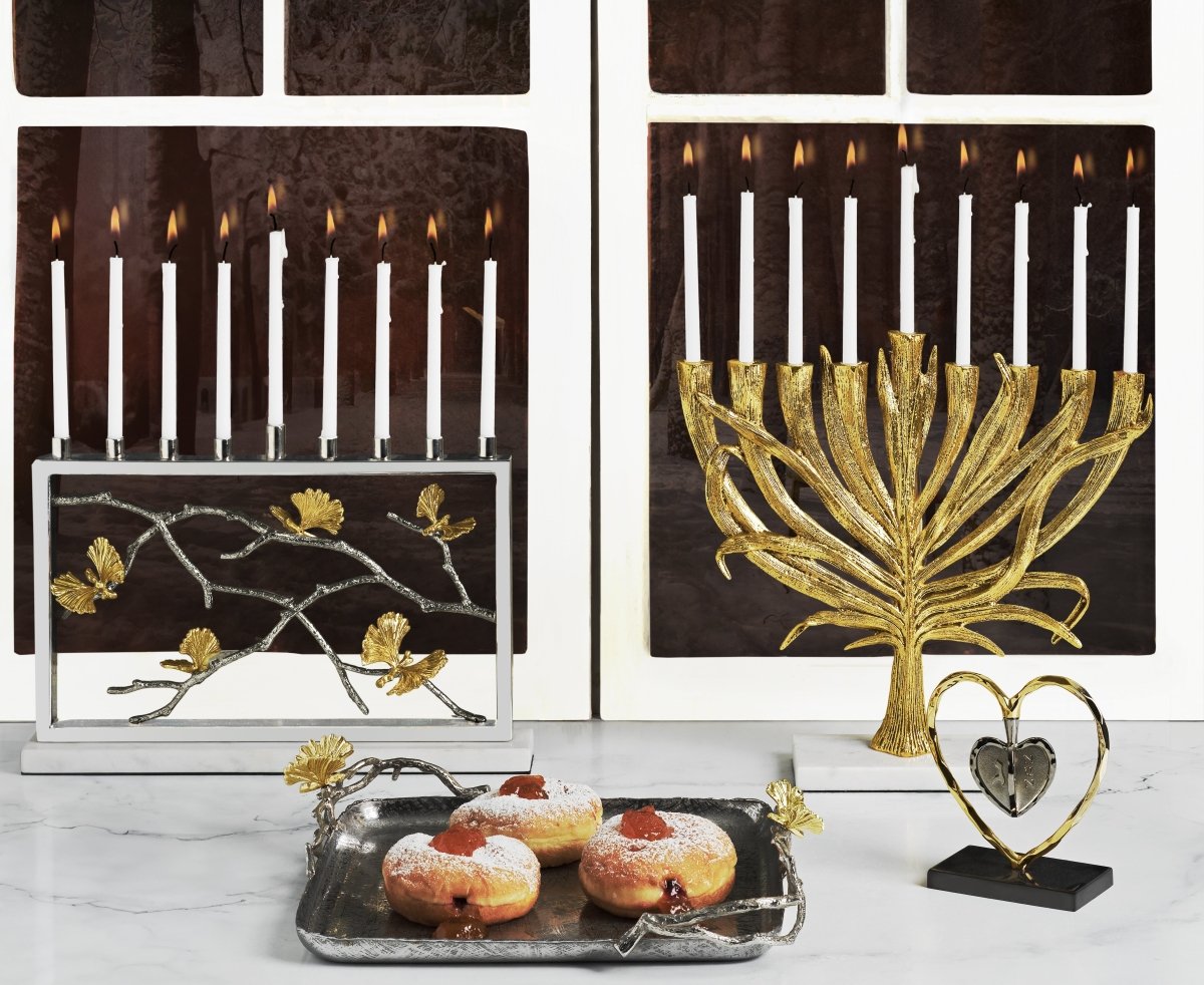 Butterfly Ginkgo Luxe Menorah