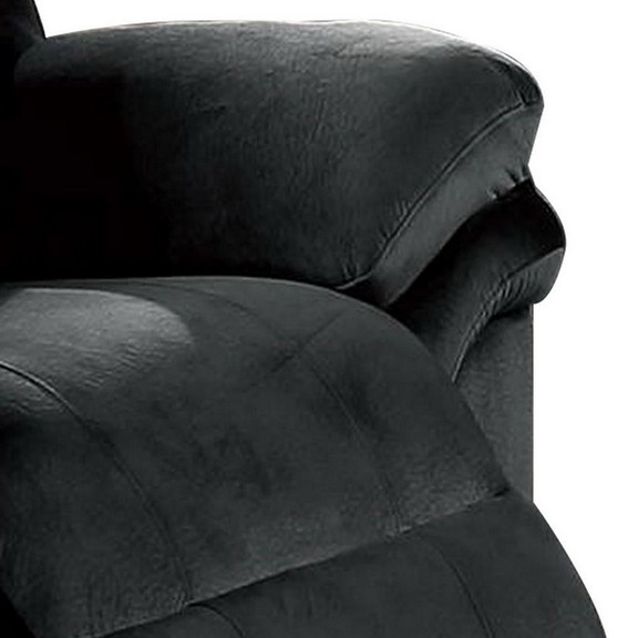 Benjara BM232422 Fabric Upholstered Power Recliner...