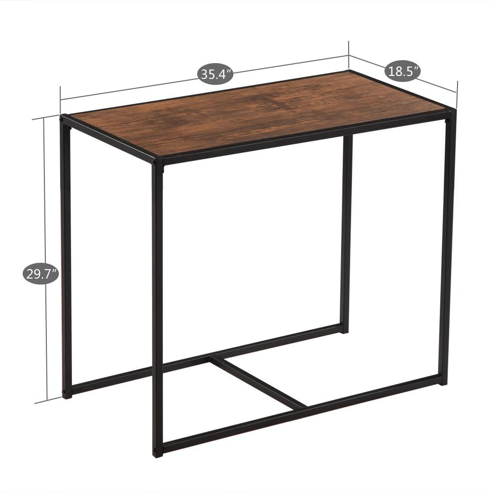 Ktaxon  Industrial 3-Piece Dining Table and 2 Chair Set for Small Space in The Dining Room or Kitchen