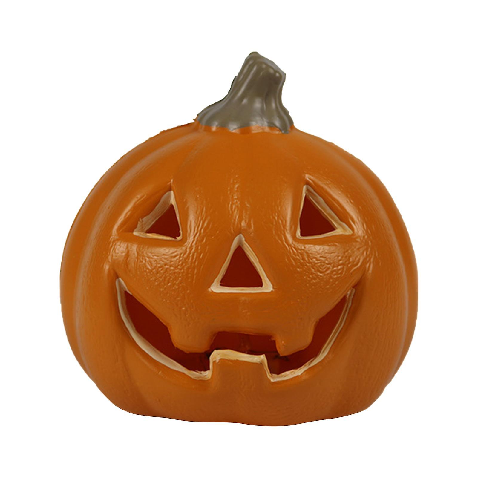 Halloween Pumpkin Lights Scary Lamp For Holiday Haunted House Outdoor Indoor Orange