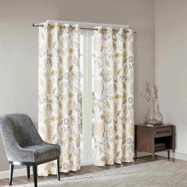 Tindra Jacquard Printed Room Darkening Panel