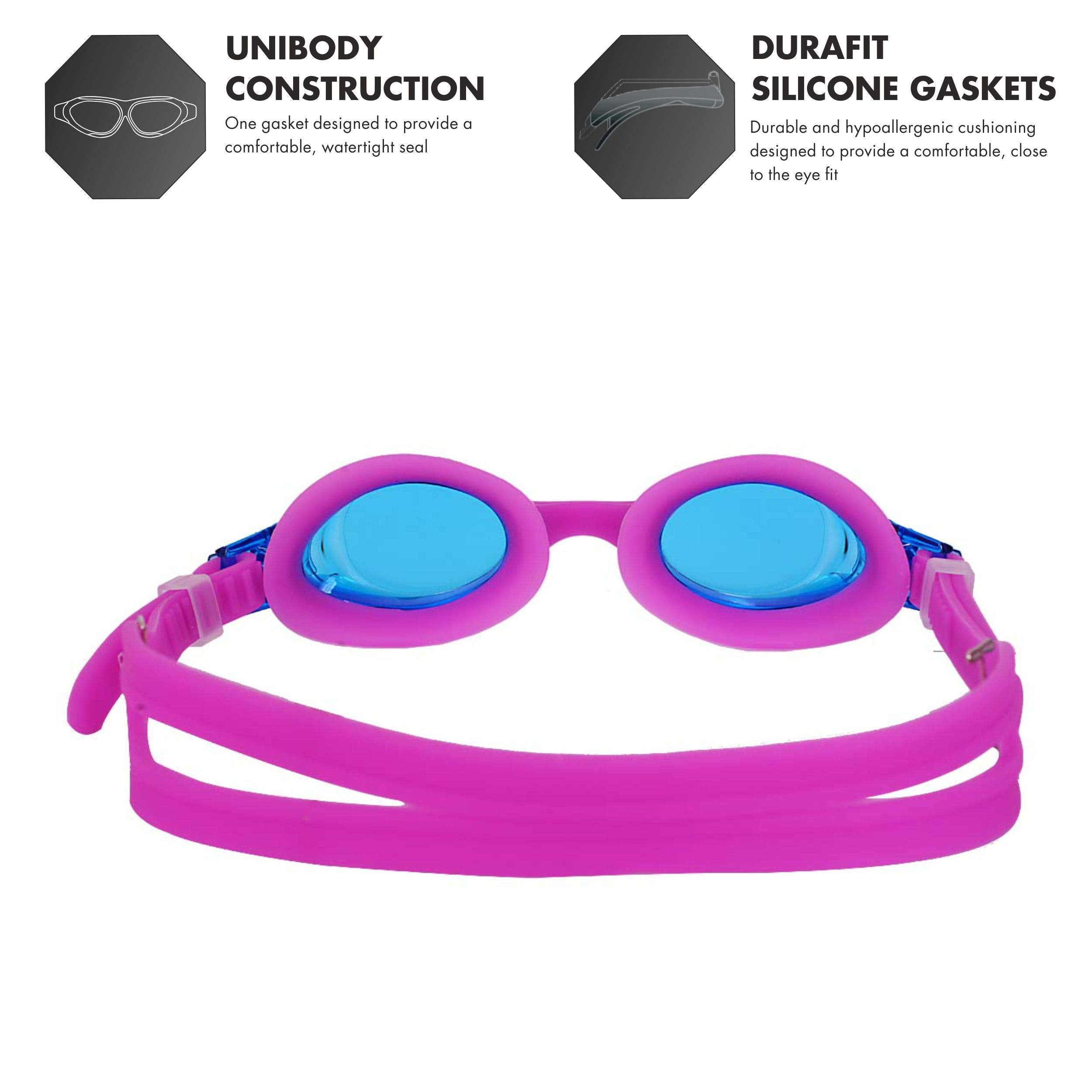 TYR Swimple Kids Swim Goggles, Berry Fizz, Kids