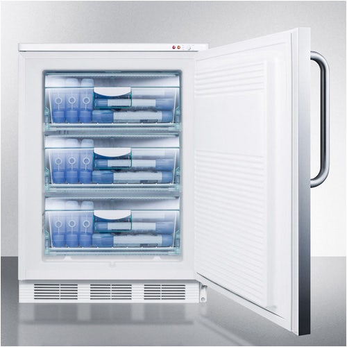 Summit Appliance VT65ML7BISSTB Built-In Under-Counter， Manual Defrost， -25 C Upright Freezer