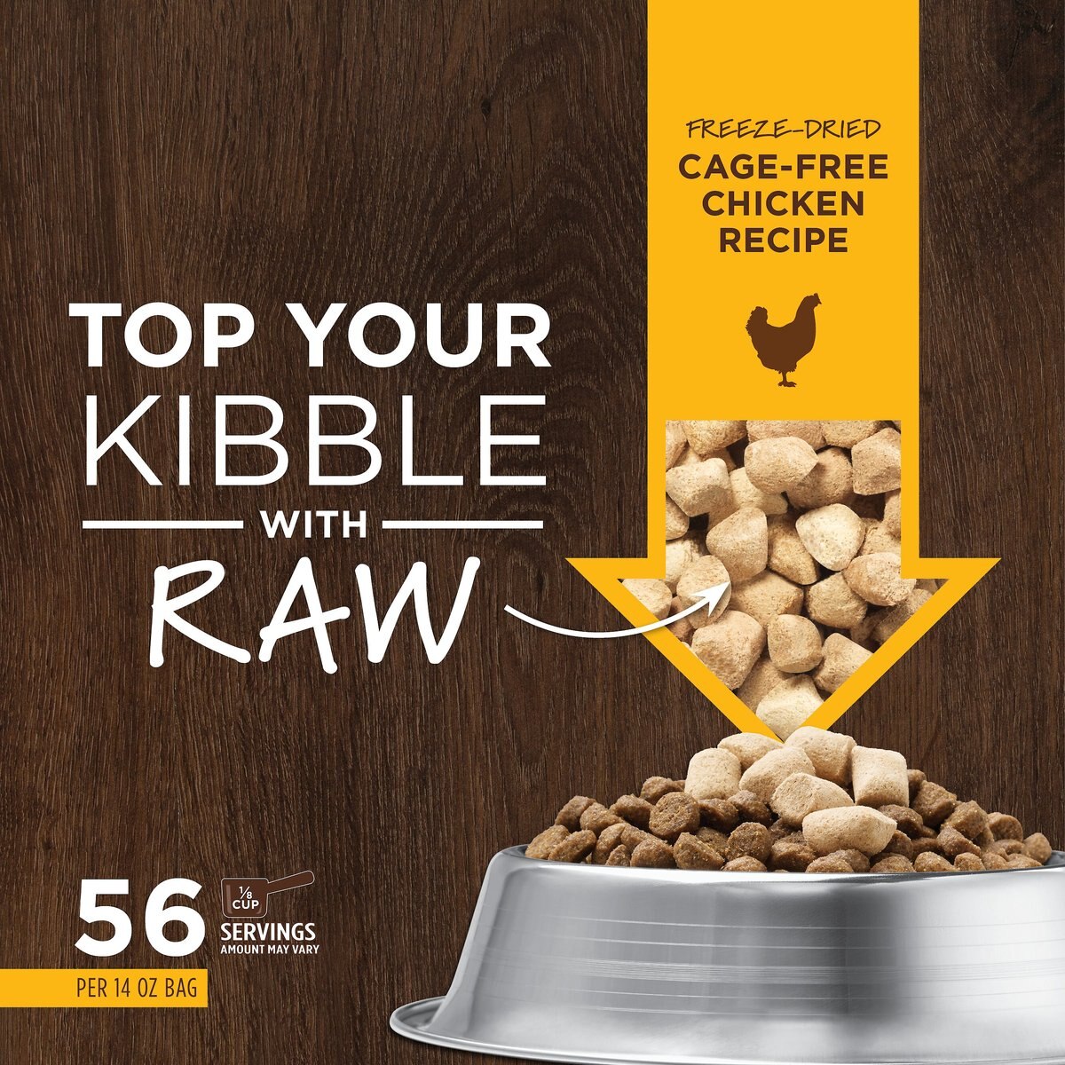 Instinct Raw Boost Mixers Chicken Recipe Grain-Free Freeze-Dried Dog Food Topper