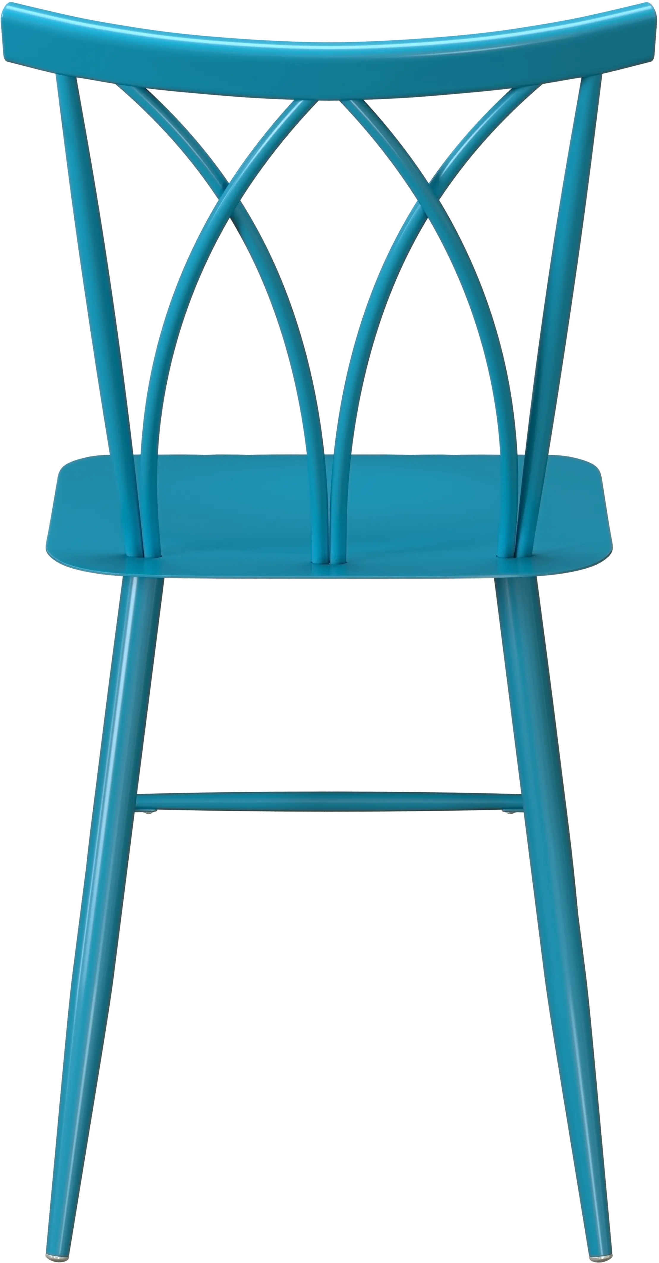 Easton Blue Metal Dining Chair (Set of 2)