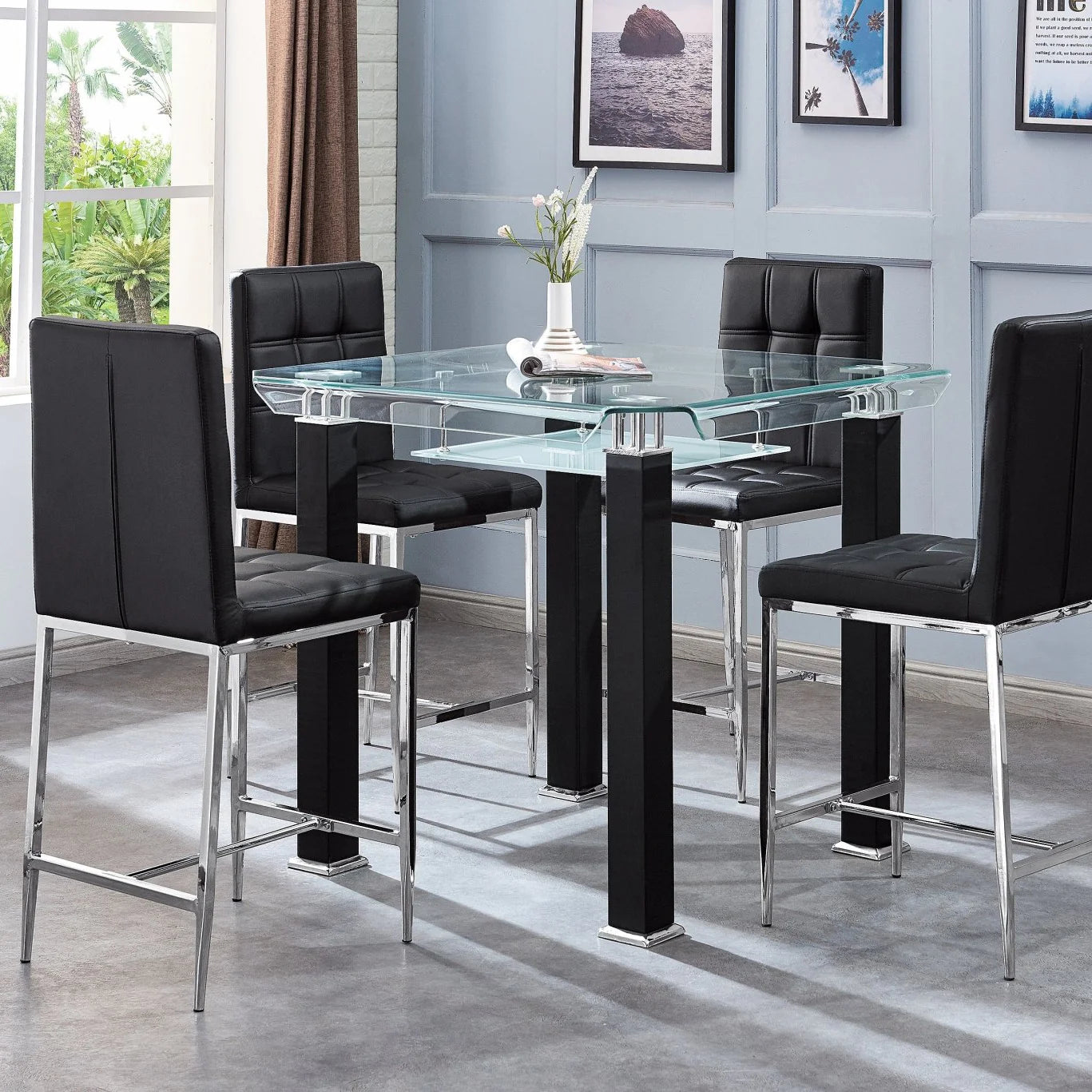 JD100 TABLE SET WITH FOUR CHAIR