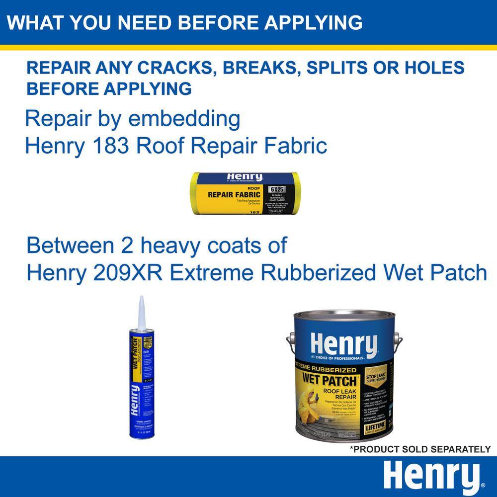 Henry 107 Asphalt Emulsion Sealer and Damp proofer Roof Coating 4.75 gal. HE107571