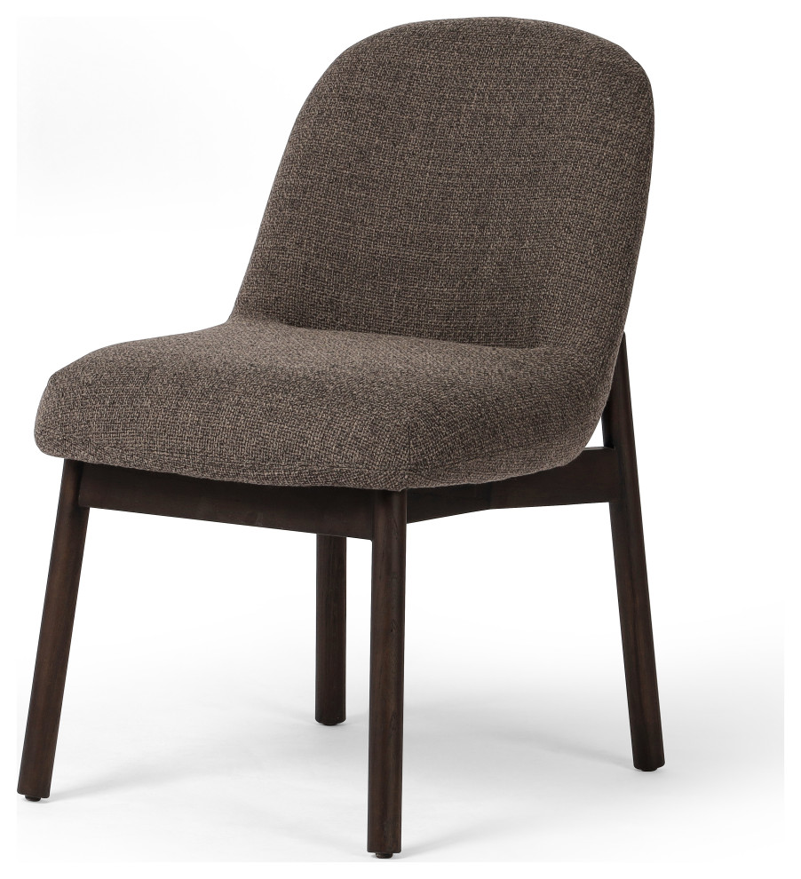 Sora Armless Dining Chair Gibson Mink   Midcentury   Dining Chairs   by Zin Home  Houzz