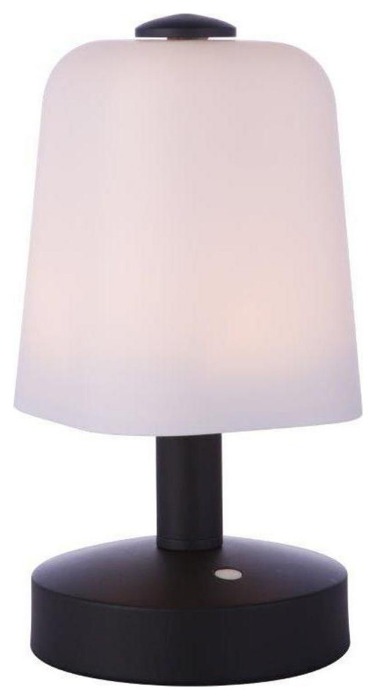 Rechargable Portable 1 Light Table Lamp  Midnight   Transitional   Outdoor Table Lamps   by Buildcom  Houzz