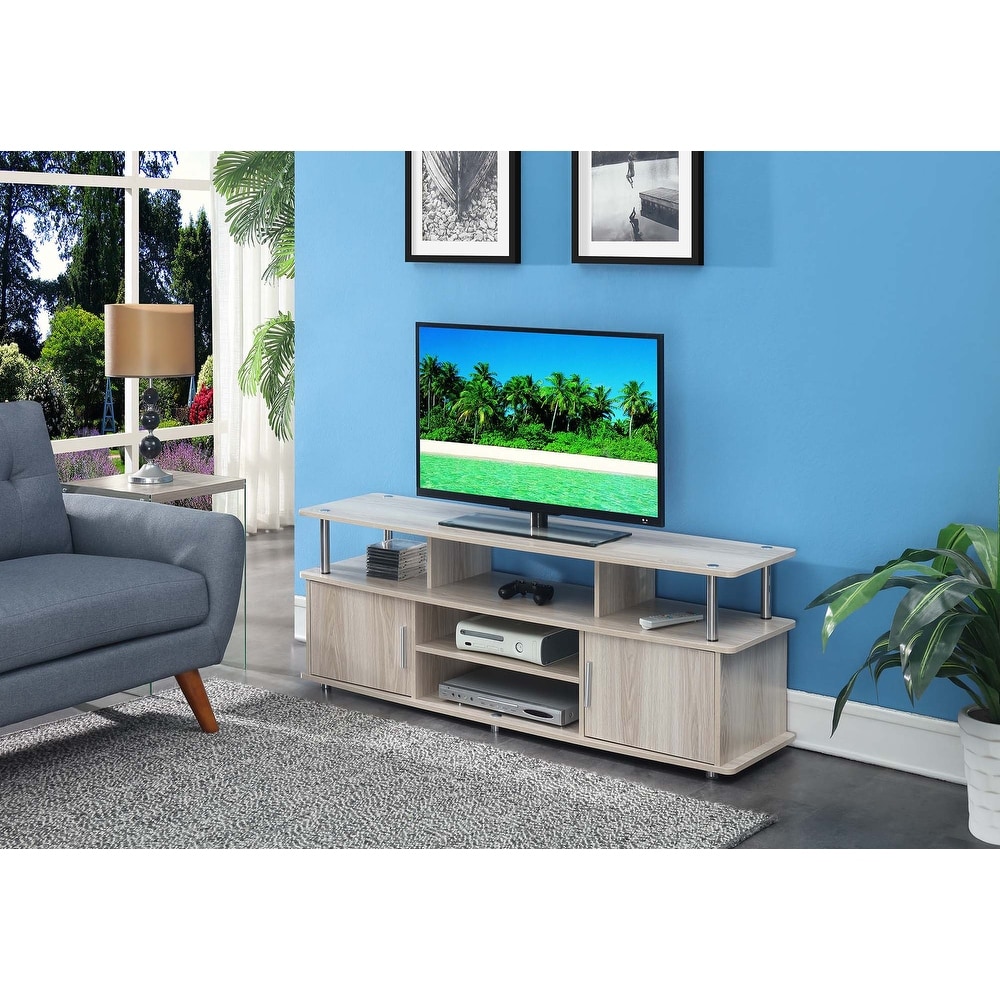 Convenience Concepts Designs2Go Monterey 65 inch TV Stand with Storage Cabinets and Shelves