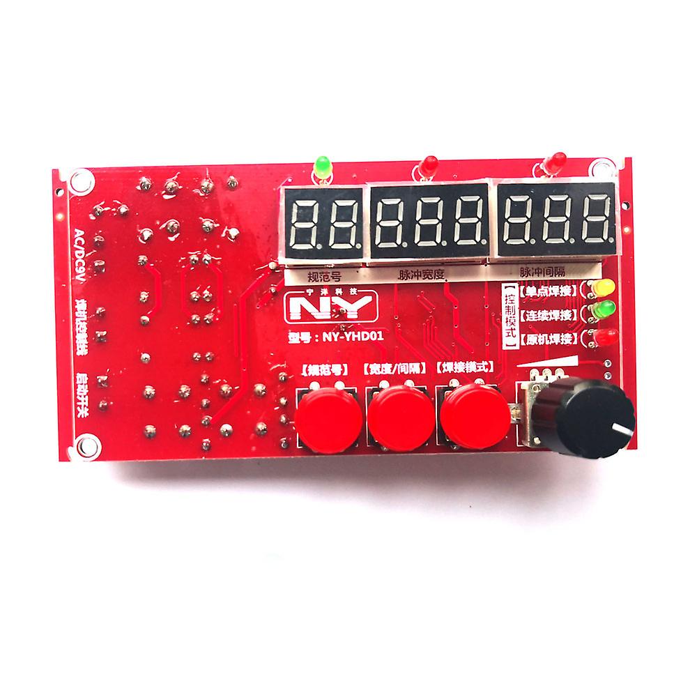 Ny-yhd01 Argon-arc Continuous Single-spot Welding Control Board Household Diy Pulse Time Interval Time Settable Welding Controller No.197149